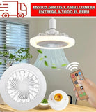 "¿QUIERES UN AMBIENTE FRESCO Y BUENA ILUMINACIÓN MIENTRAS ESTÁS EN CASA O TRABAJAS? 🌬️💡 ¡ESTE FOCO VENTILADOR ES PARA TI! 🔥❄️"