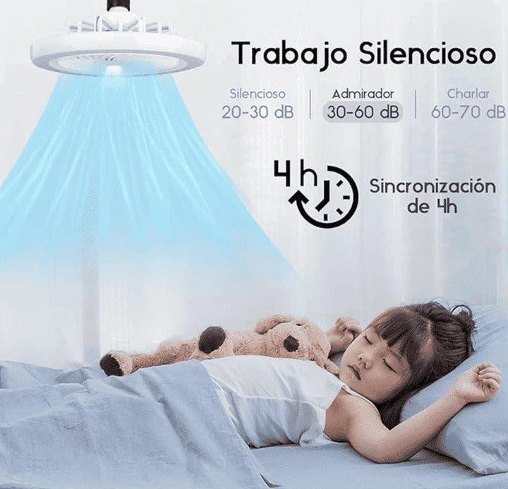 "¿QUIERES UN AMBIENTE FRESCO Y BUENA ILUMINACIÓN MIENTRAS ESTÁS EN CASA O TRABAJAS? 🌬️💡 ¡ESTE FOCO VENTILADOR ES PARA TI! 🔥❄️"