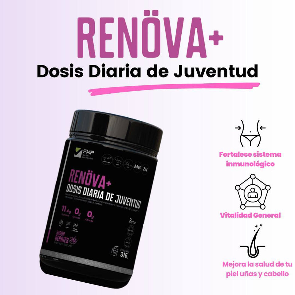 RENÖVA+ - Tu Dosis Diaria de Juventud y Vitalidad